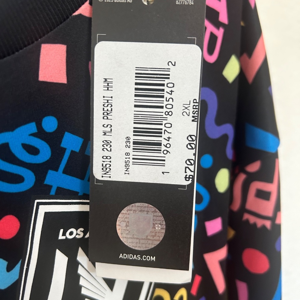 Adidas 2XL Los Angeles Football club jersey shirt - Picture 3 of 5